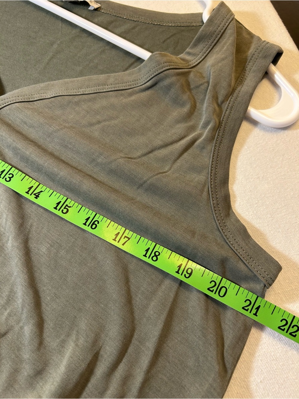 Green Envelope Olive Tie-Front Sleeveless Camisole - Picture 4 of 5